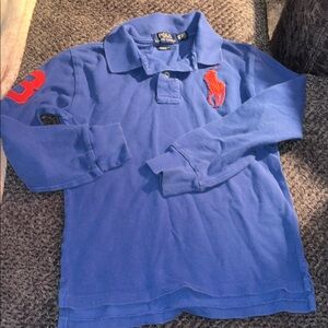 Polo by Ralph Lauren Kids Blue Long Sleeve Shirt